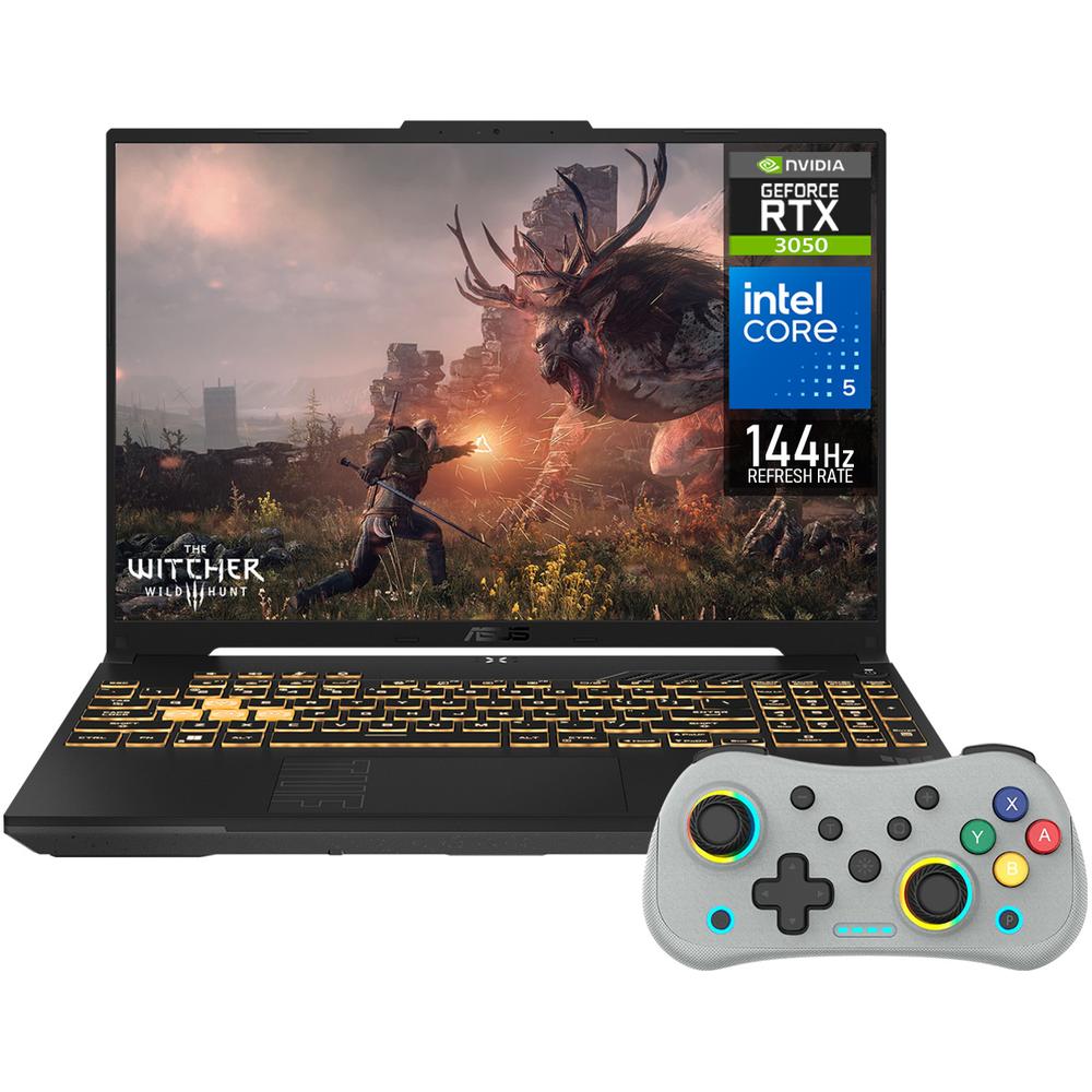 Laptop Gamer ASUS TUF Gaming F16 NVIDIA GeForce RTX 3050 Intel Core 5 210H 16GB RAM 512GB SSD 16" Windows 11 Home Teclado en Español + Control DXT