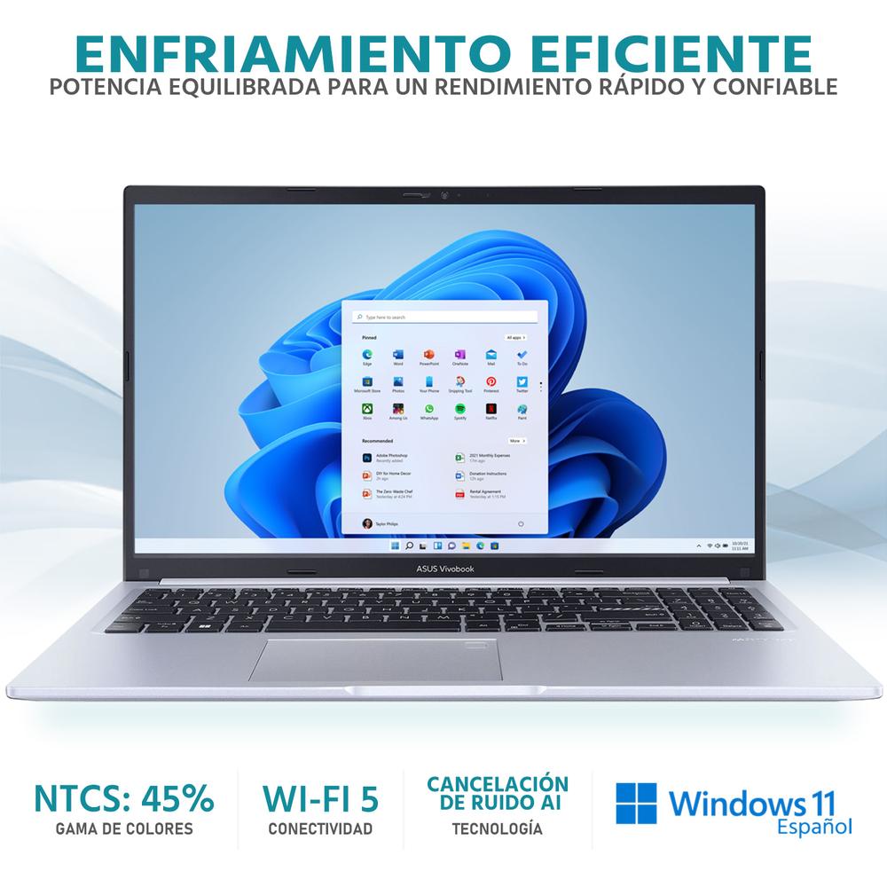 Laptop ASUS Vivobook 15 Intel Core i7 13620H 16GB RAM 512GB SSD 15.6" Windows 11 Home Teclado en Español