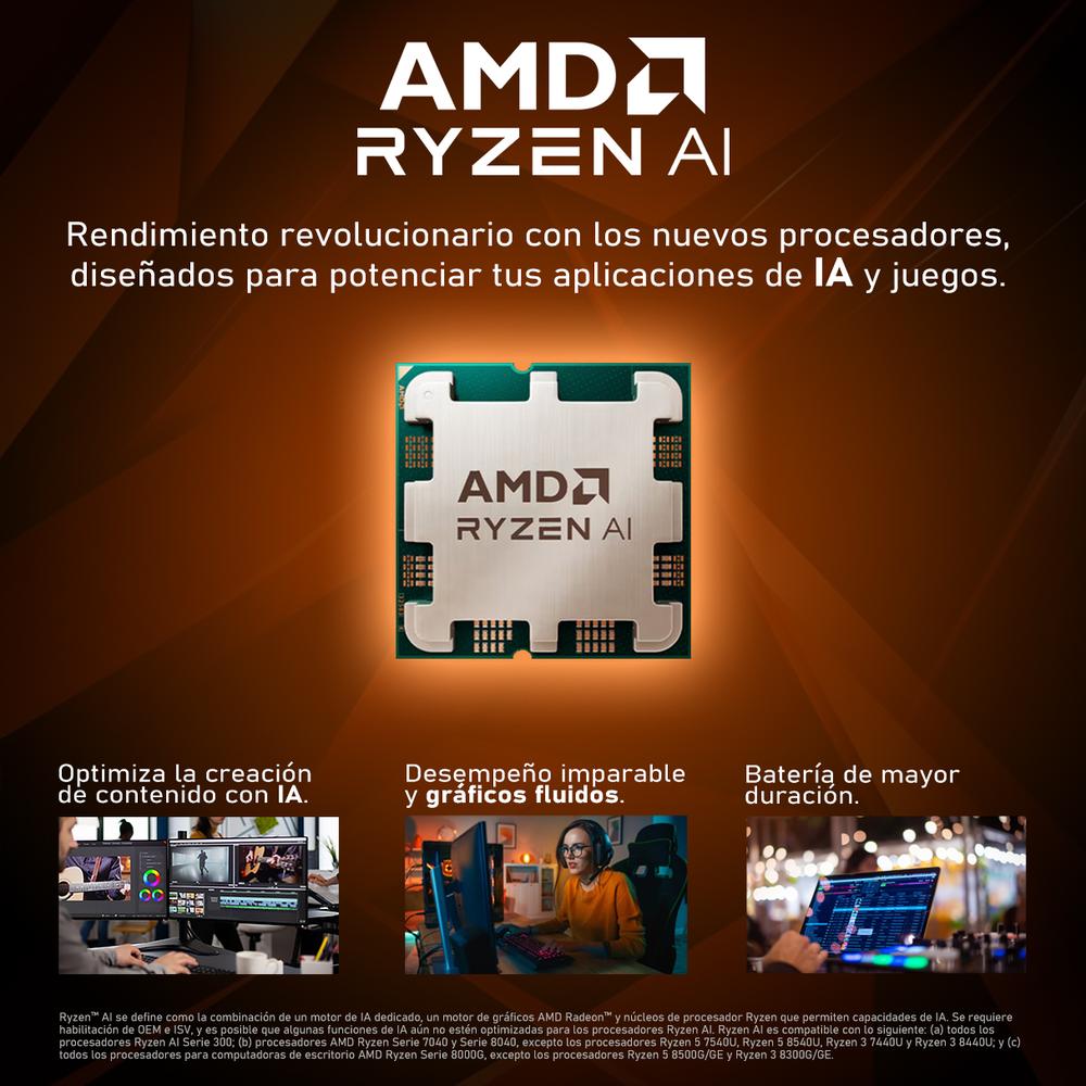 Laptop Gamer GIGABYTE AERO X16 NVIDIA GeForce RTX 5060 AMD Ryzen AI 7 350 32GB RAM 1TB SSD 16" Windows 11 Home Teclado en Español