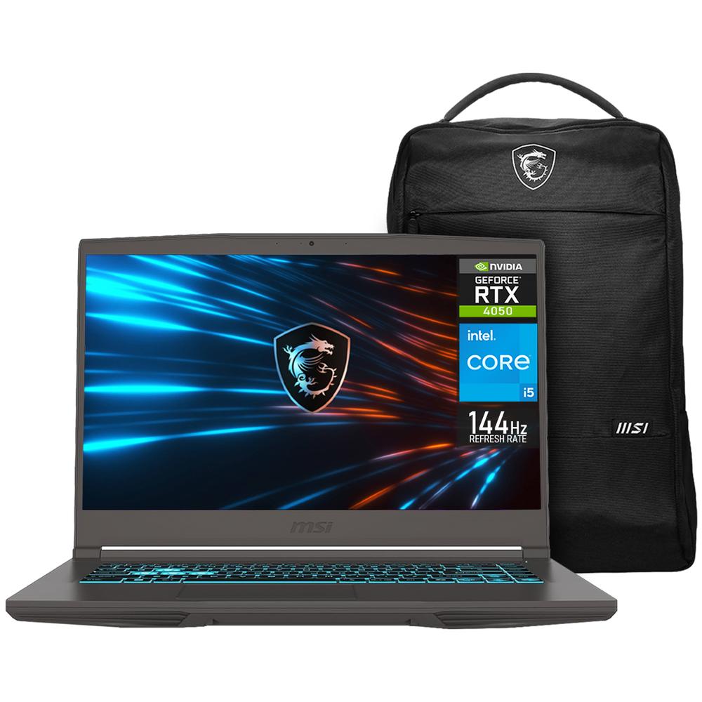 Laptop Gamer MSI THIN 15 B13VE NVIDIA GeForce RTX 4050 Intel Core i5 13420H 16GB RAM 1.4TB SSD 15.6" Windows 11 Home Teclado en Español + Mochila