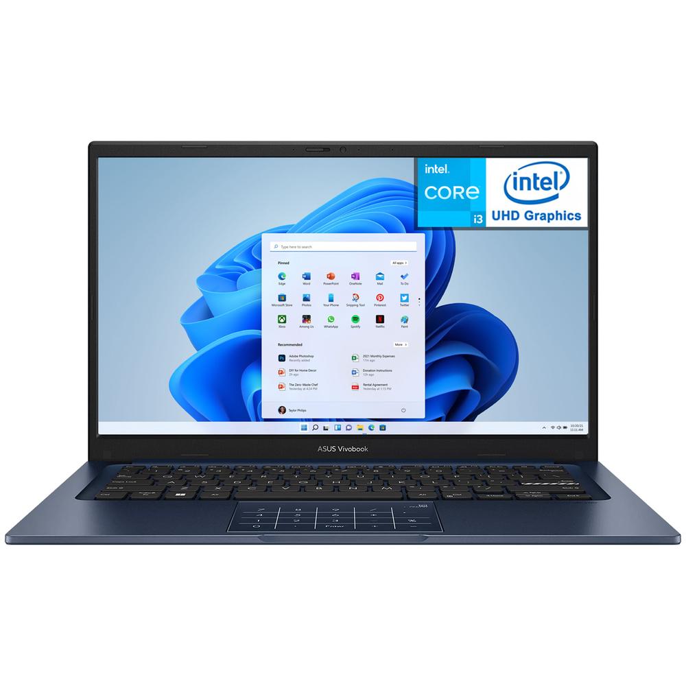 Laptop ASUS Vivobook 14 Intel Core i3 1315U 8GB RAM 128GB SSD 14" Windows 11 Home Teclado en Ingles