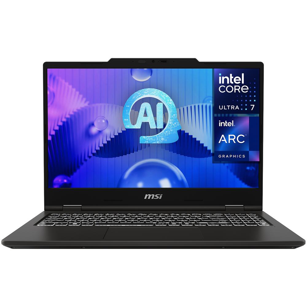 Laptop MSI Venture 15 AI Intel Core Ultra 7 155H 16GB RAM 512GB SSD 15.6" Windows 11 Pro Teclado en Español