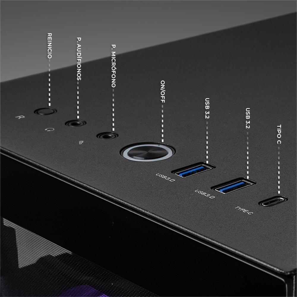 PC Gamer Xtreme PC Gaming NVIDIA GeForce RTX 5090 Intel Core Ultra 9 285K 64GB DDR5 SSD 2TB Sistema Liquido WIFI W11 Black gaming 4K, streaming y edición profesional