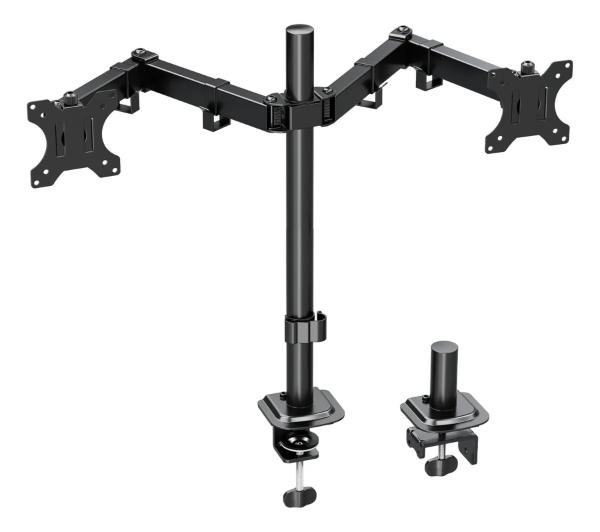 Soporte De Monitor Mountup De Doble Brazo Para 13-32 Negro 