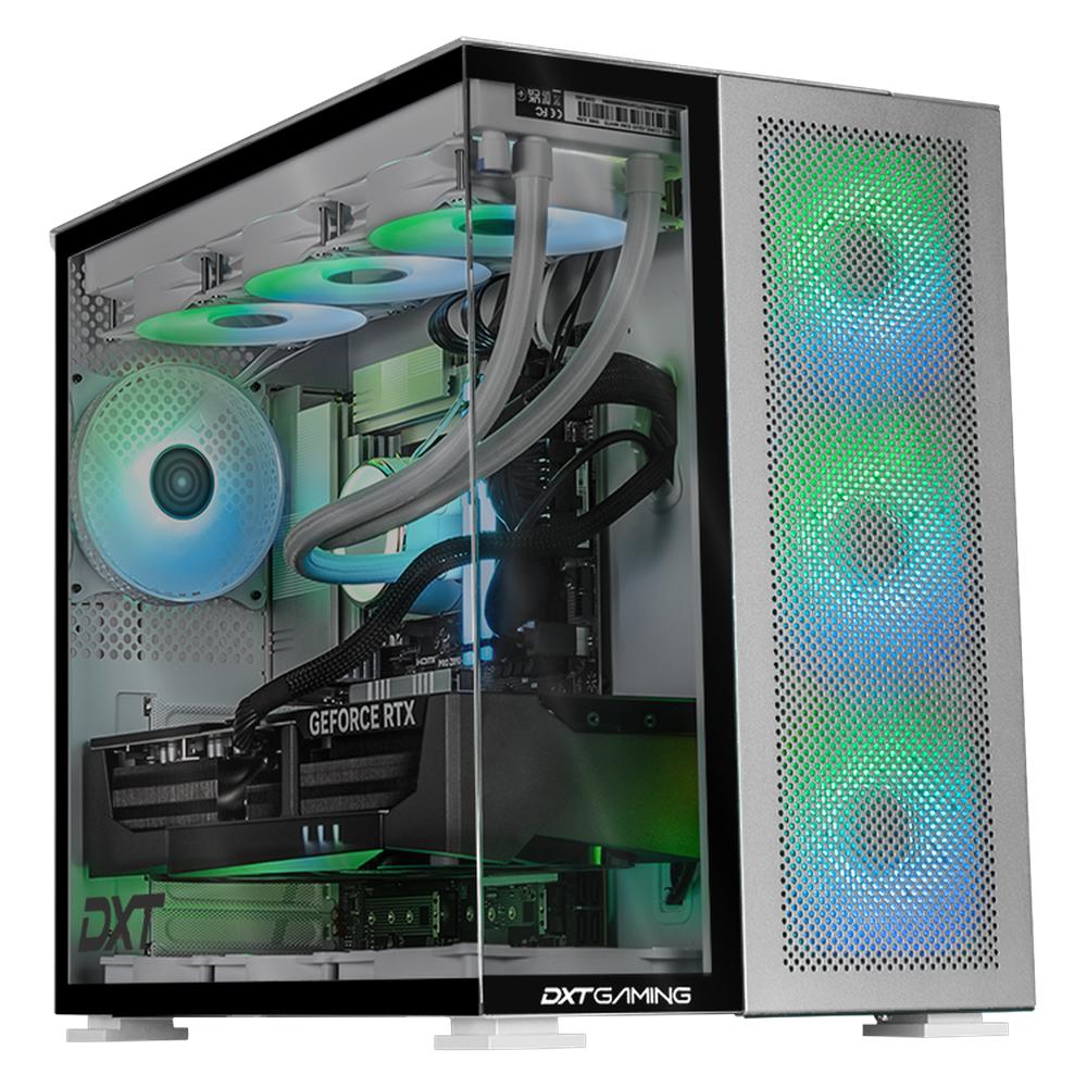 PC Gamer DXT Gaming Geforce RTX 5090 Intel Core Ultra 9 285K 64GB DDR5 SSD 2TB Sistema Liquido Silver