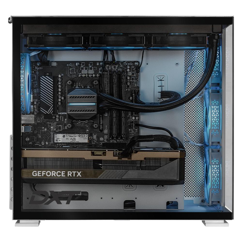 PC Gamer DXT Gaming Geforce RTX 5080 AMD Ryzen 7 9800X3D 64GB DDR5 SSD 2TB Sistema Liquido WIFI Silver