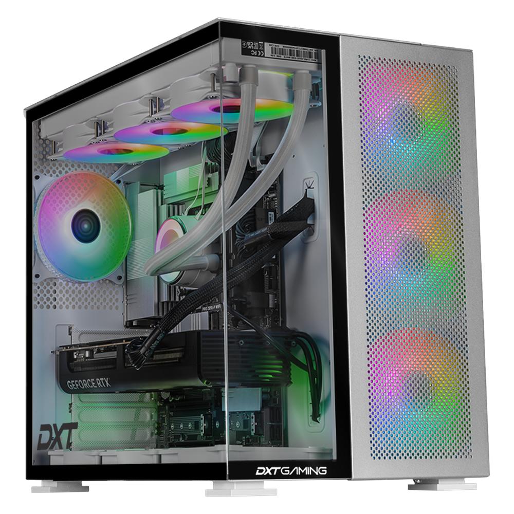PC Gamer DXT Gaming Geforce RTX 5080 Intel Core Ultra 7 265K 64GB DDR5 SSD 2TB Sistema Liquido WIFI Silver