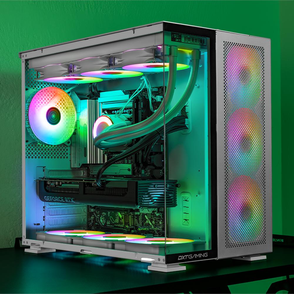 PC Gamer DXT Gaming Geforce RTX 5080 Intel Core Ultra 9 285K 64GB DDR5 SSD 2TB Sistema Liquido WIFI Silver