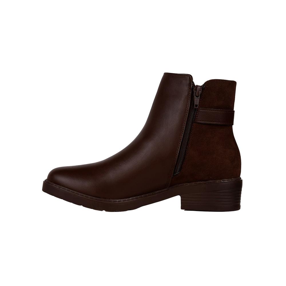 Botin Mujer Casual Tacon Café Lady Paulina 02704113