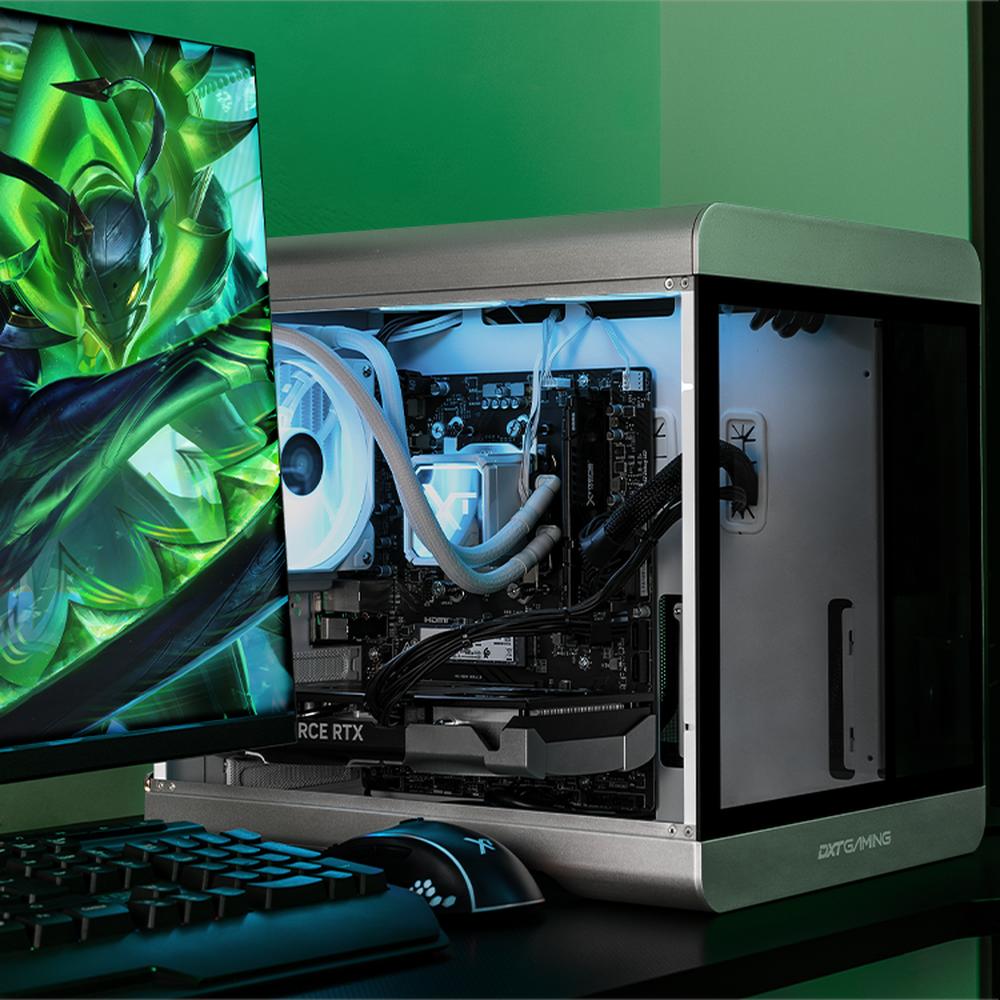 PC Gamer DXT Gaming Geforce RTX 5060 TI 16GB AMD Ryzen 7 8700F 32GB DDR5 SSD 1TB Sitema Liquido WIFI Silver