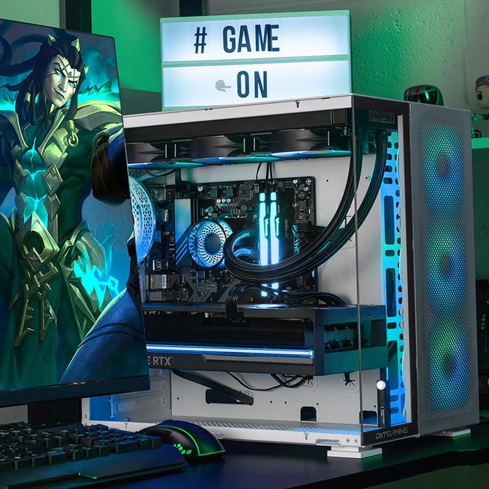 PC Gamer DXT Gaming Geforce RTX 5080 AMD Ryzen 9 9900X 32GB DDR5 SSD 2TB Sistema Liquido WIFI Silver