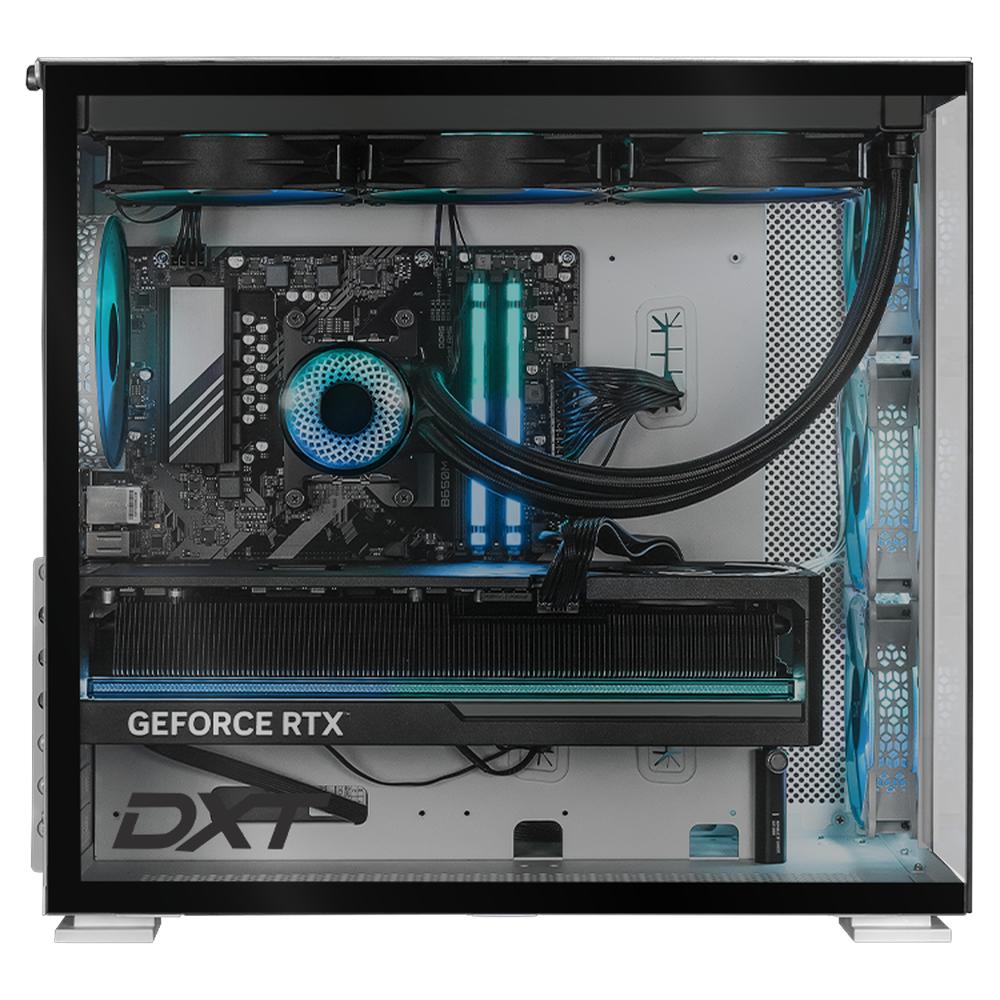 PC Gamer DXT Gaming Geforce RTX 5080 AMD Ryzen 9 9900X 32GB DDR5 SSD 2TB Sistema Liquido WIFI Silver