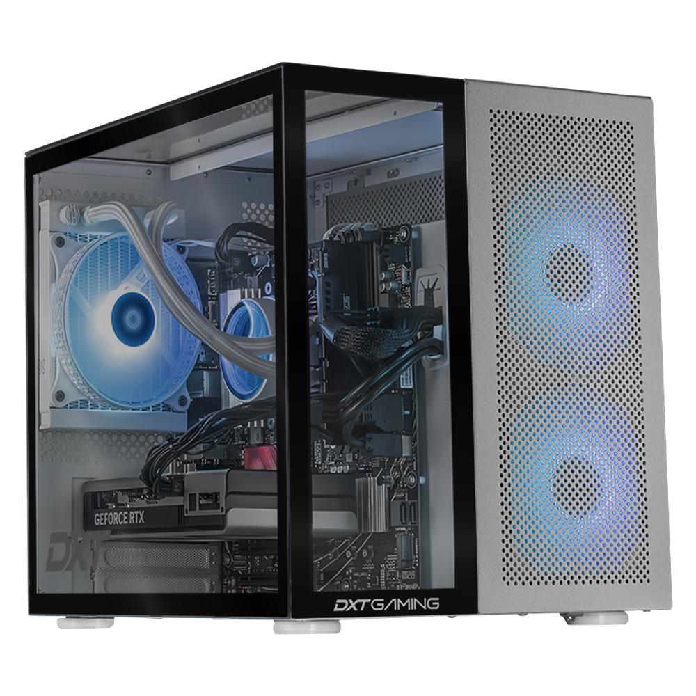 PC Gamer DXT Gaming Geforce RTX 5060 AMD Ryzen 7 9700X 32GB DDR5 SSD 1TB Sistema Liquido WIFI Silver