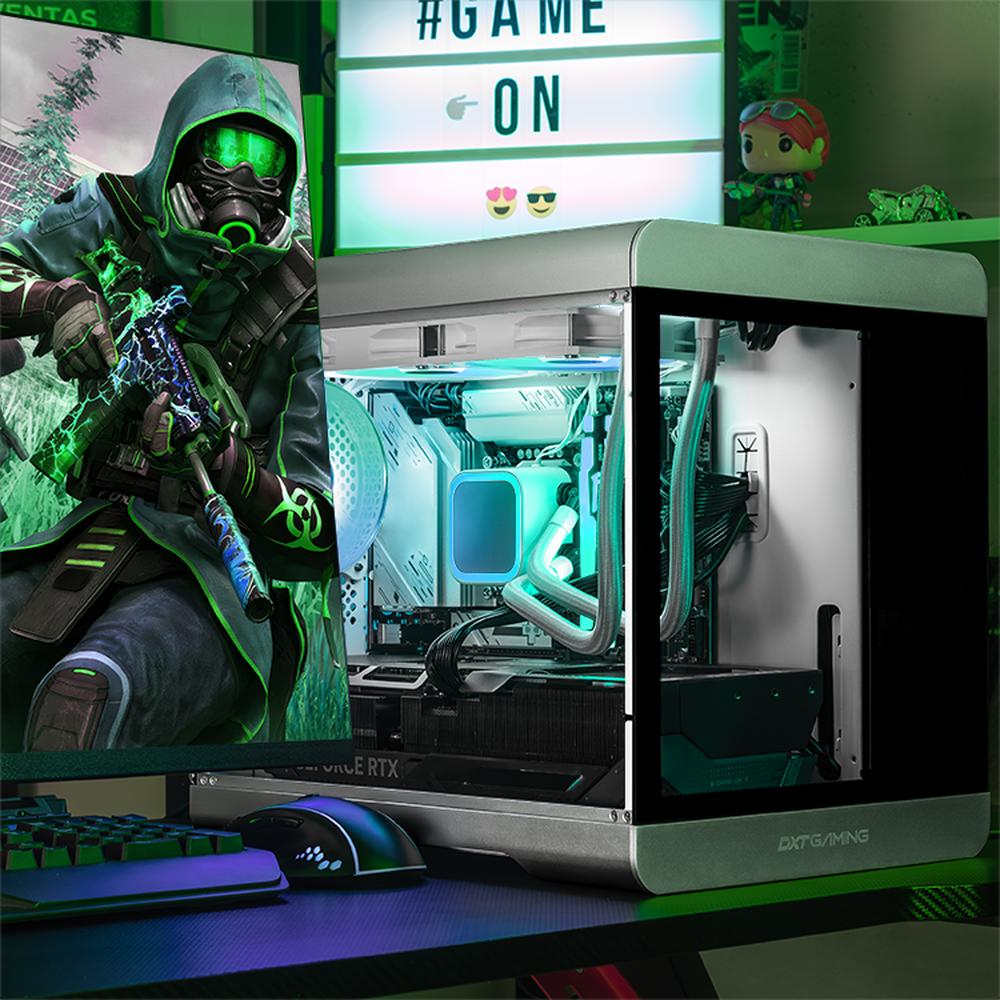 PC Gamer DXT Gaming Geforce RTX 5070 TI Intel Core I9 14900KF 32GB DDR5 SSD 2TB Sistema Liquido WIFI Silver