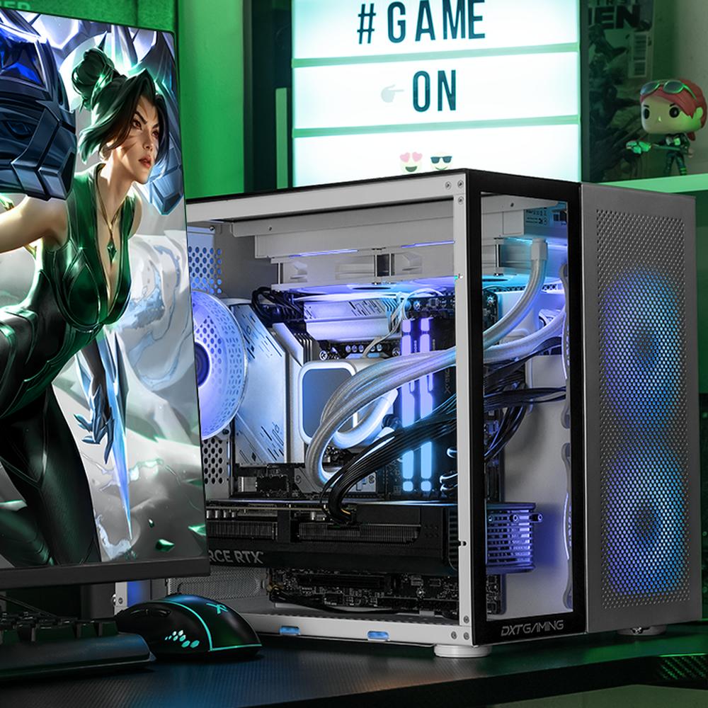 PC Gamer DXT Gaming Geforce RTX 5070 TI Intel Core I9 14900F 32GB DDR5 SSD 2TB Sistema Liquido WIFI Silver