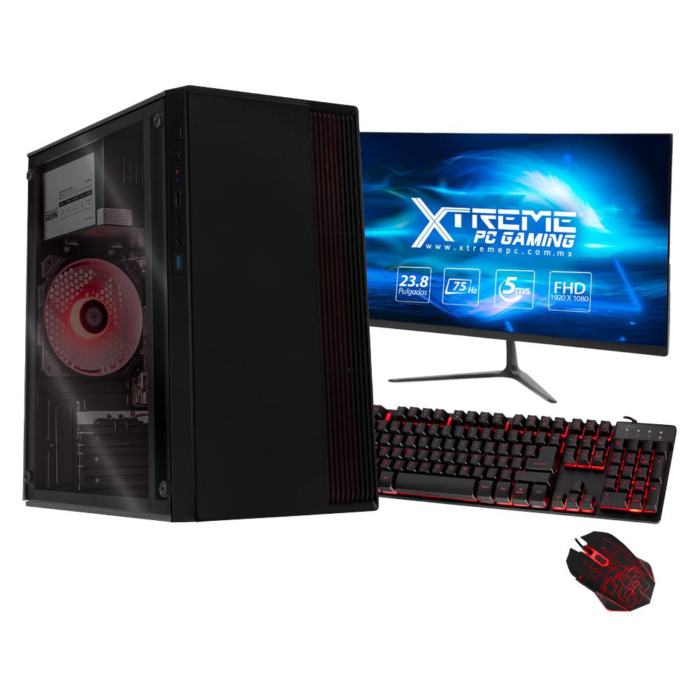 Xtreme PC Gaming AMD Radeon Vega Renoir Ryzen 5 4600G 16GB SSD 500GB Monitor 23.8 WIFI Fusion Black