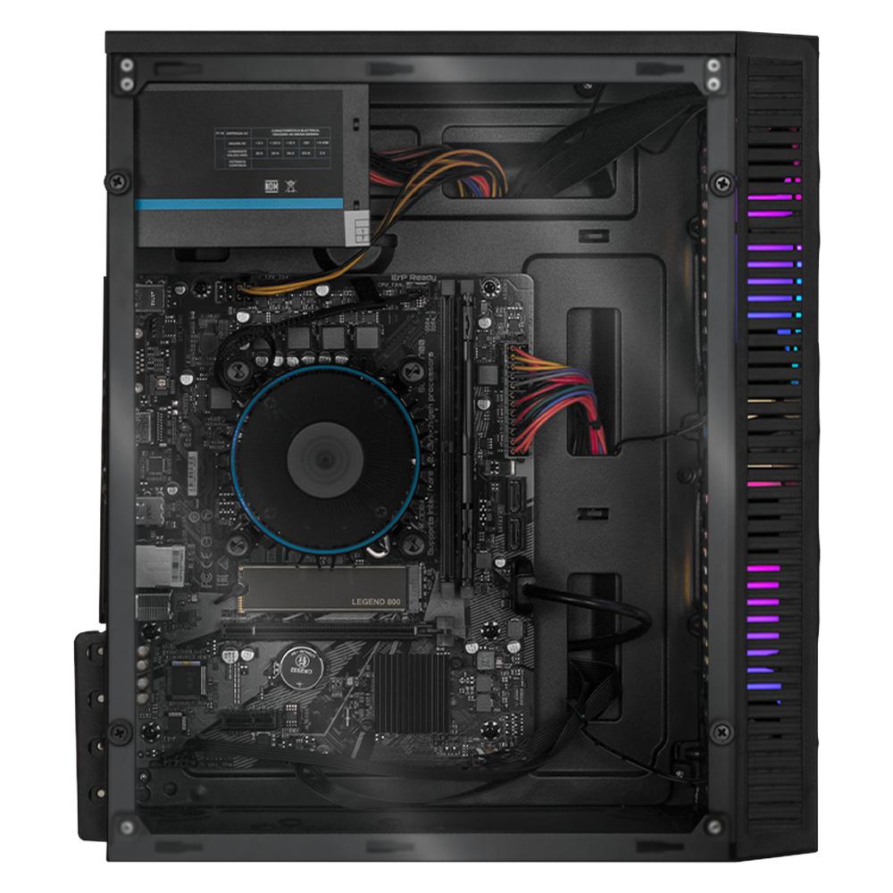 Xtreme PC Gaming Computadora Intel Core I5 12400 16GB SSD 1TB WIFI Fuji Black