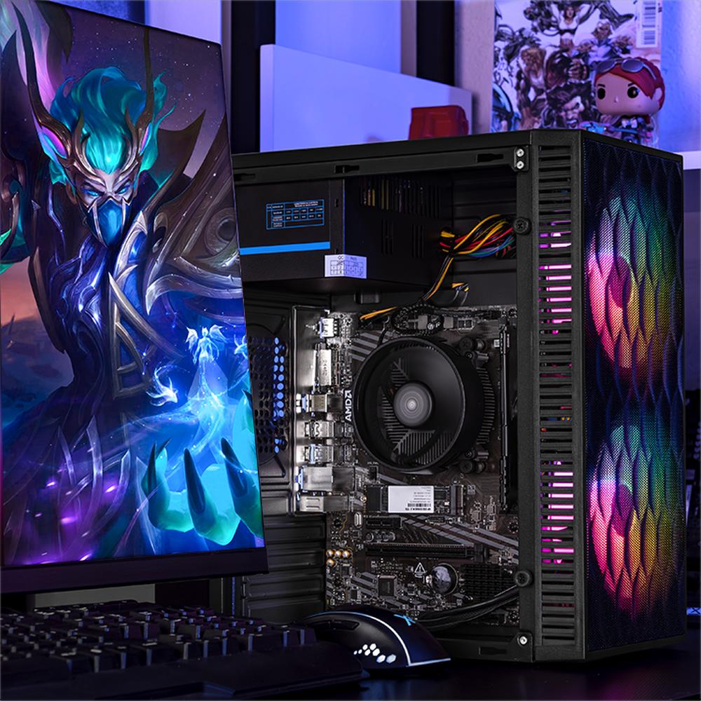 Xtreme PC Gaming AMD Radeon Vega Renoir Ryzen 7 5700G 32GB SSD 1TB WIFI Black