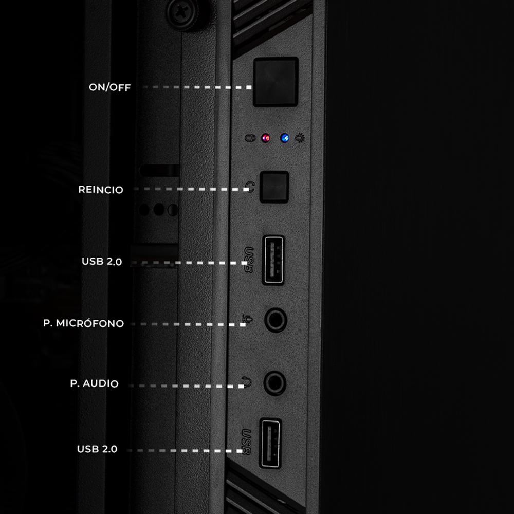 Xtreme PC Gaming AMD Radeon Vega Renoir Ryzen 7 5700G 32GB SSD 1TB WIFI Black
