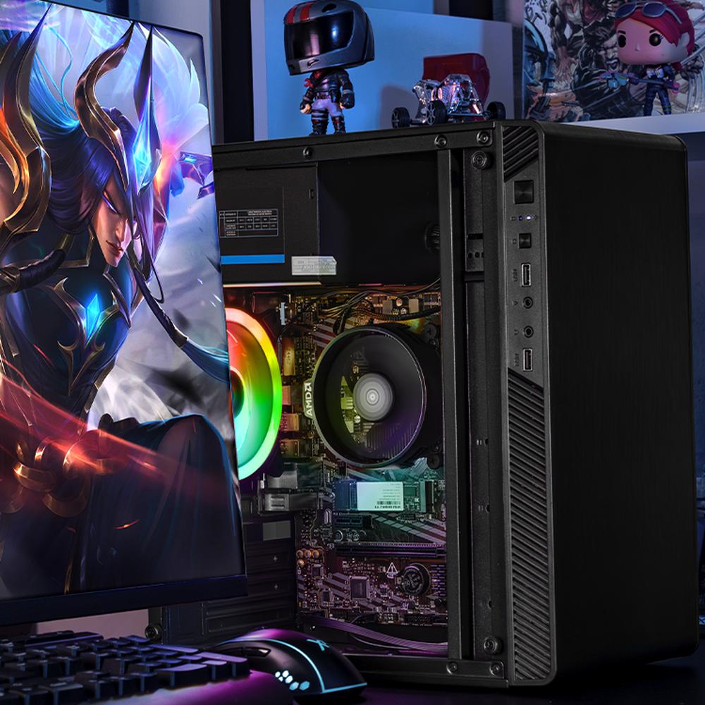 Xtreme PC Gaming AMD Radeon Vega Renoir Ryzen 7 5700G 32GB SSD 1TB WIFI Black