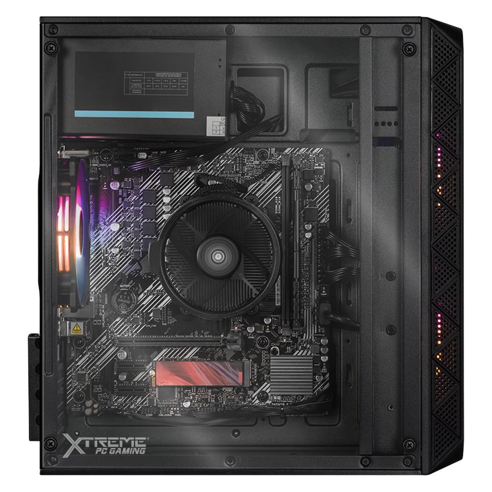 Xtreme PC Gaming AMD Radeon Vega Renoir Ryzen 7 5700G 32GB SSD 1TB Monitor 23.8 WIFI Black
