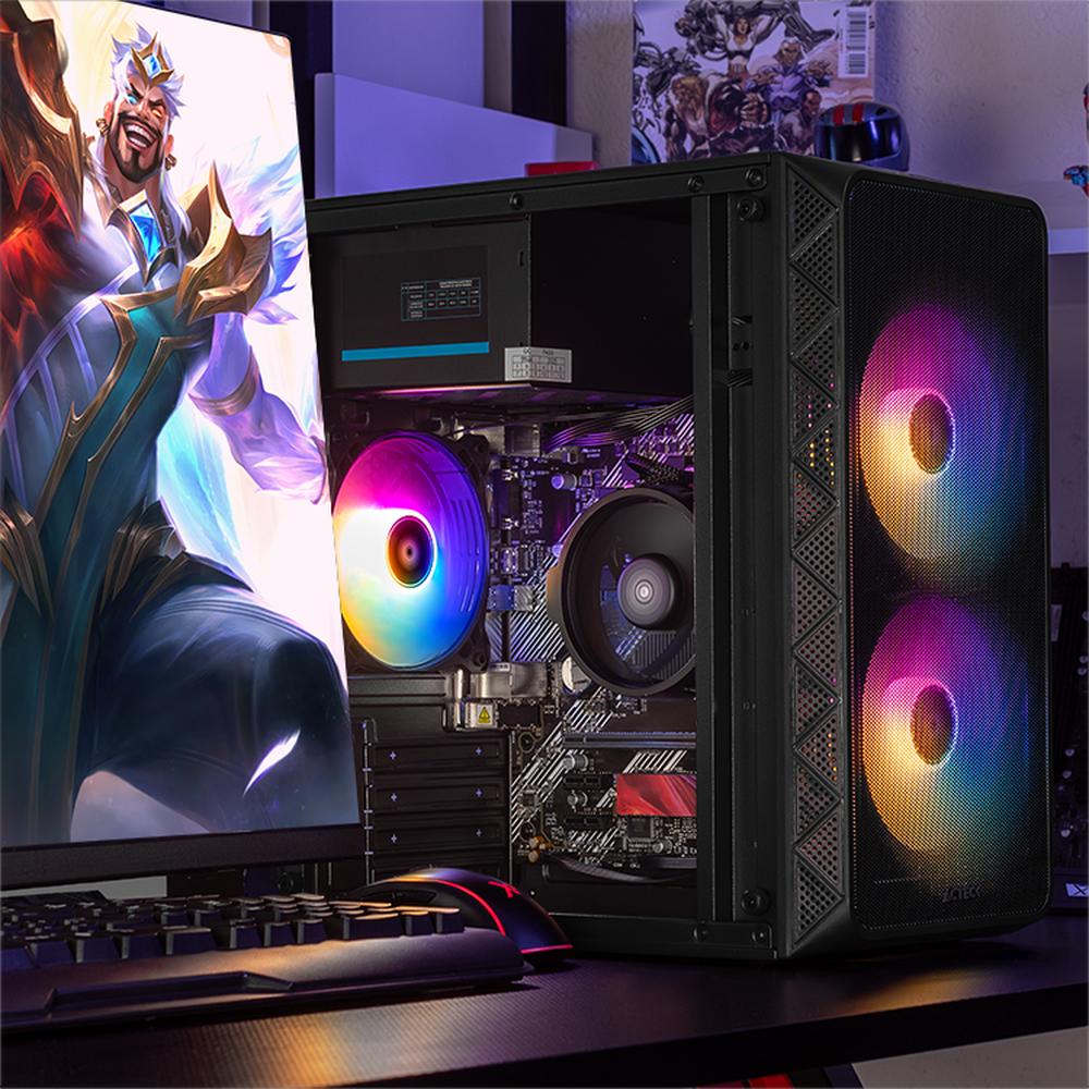 Xtreme PC Gaming AMD Radeon Vega Renoir Ryzen 7 5700G 32GB SSD 1TB Monitor 23.8 WIFI Black