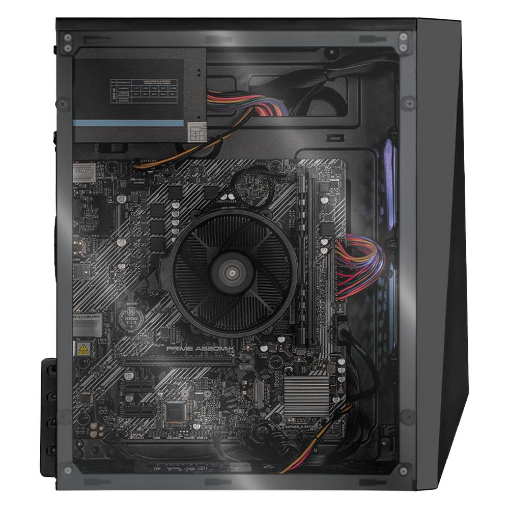 Xtreme PC Gaming AMD Radeon Vega 7 Ryzen 5 5600G 16GB SSD 500GB Monitor 23.8 100Hz WIFI Black