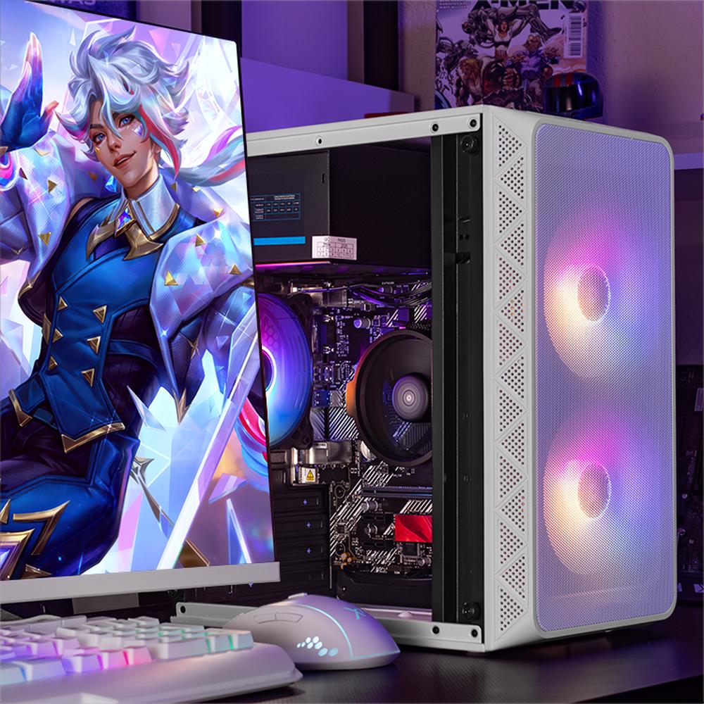 Xtreme PC Gaming AMD Radeon Vega Renoir Ryzen 7 5700G 32GB SSD 1TB Monitor 23.8 WIFI White
