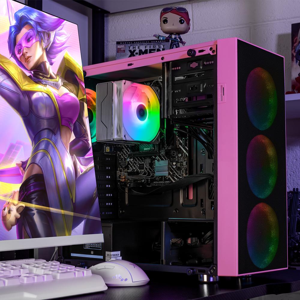 Xtreme PC Gaming Computadora Intel Core I7 12700 16GB SSD 1TB WIFI Pink