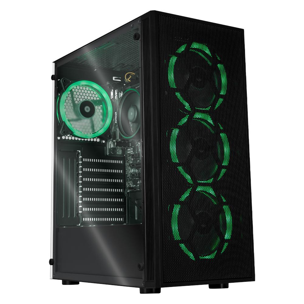 Xtreme PC Gaming AMD Radeon Vega Renoir Ryzen 5 5600G 16GB SSD 120GB 2TB WIFI Black Mesh