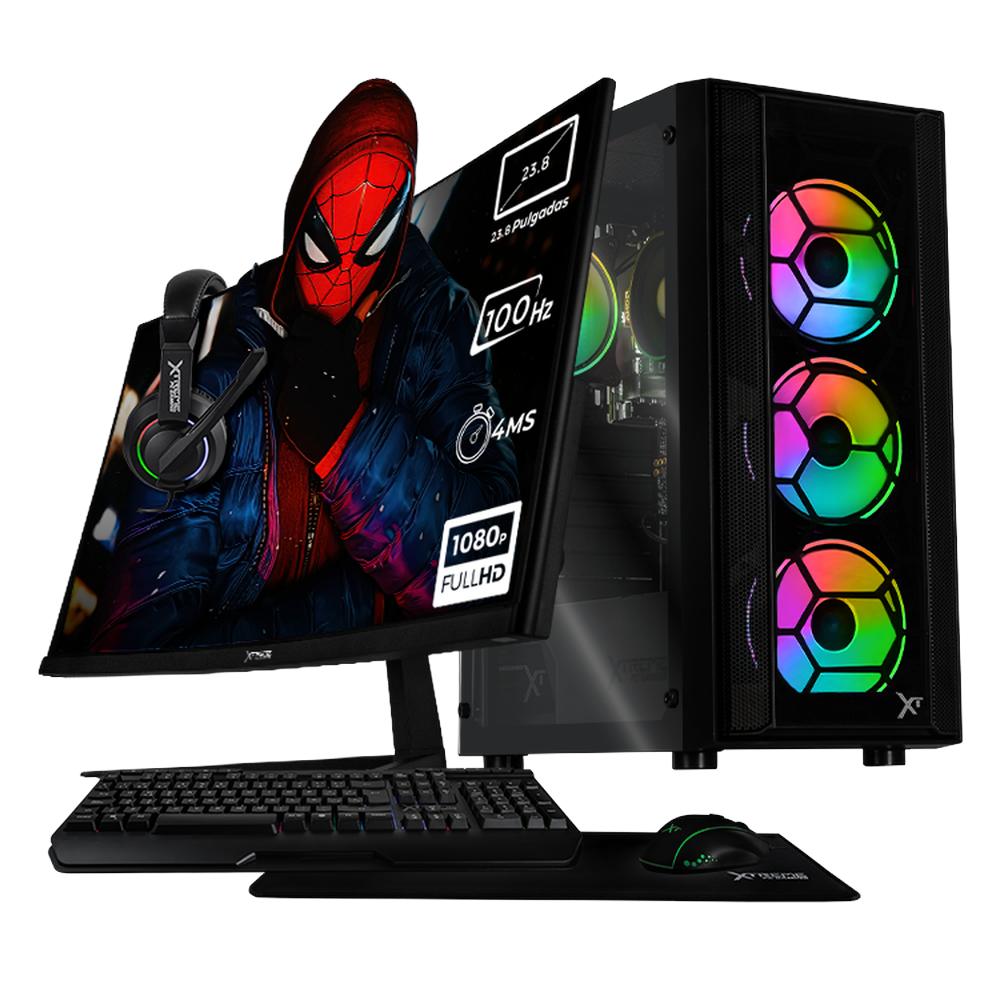 Xtreme PC Gaming AMD Radeon Vega Renoir Ryzen 7 5700G 16GB SSD 500GB Monitor Curvo 23.8 WIFI Black