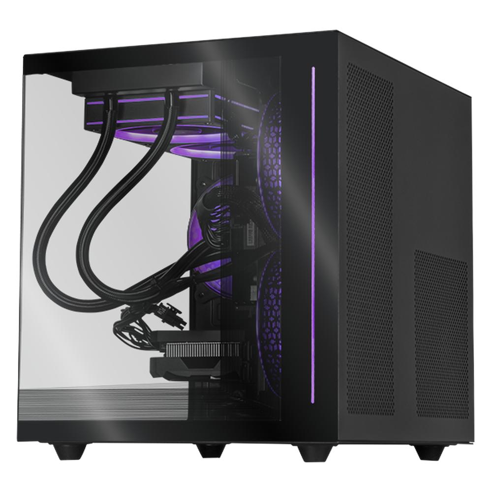 PC Gamer Xtreme PC Gaming NVIDIA GeForce RTX 5060 AMD Ryzen 7 5700X 32GB SSD 1TB Sistema Liquido WIFI W10 Black gaming competitivo y streaming