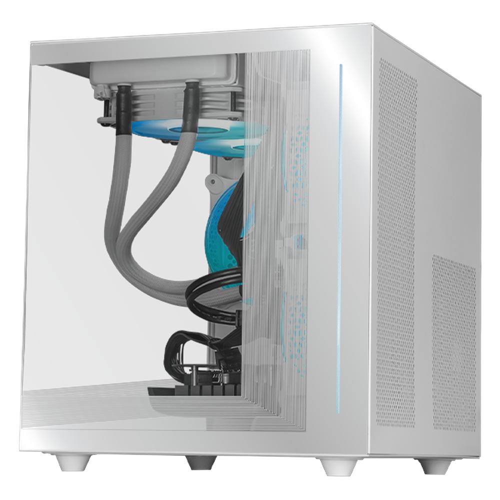 PC Gamer Xtreme PC Gaming NVIDIA GeForce RTX 5060 AMD Ryzen 7 5700X 32GB SSD 1TB Sistema Liquido WIFI W10 White gaming competitivo y streaming