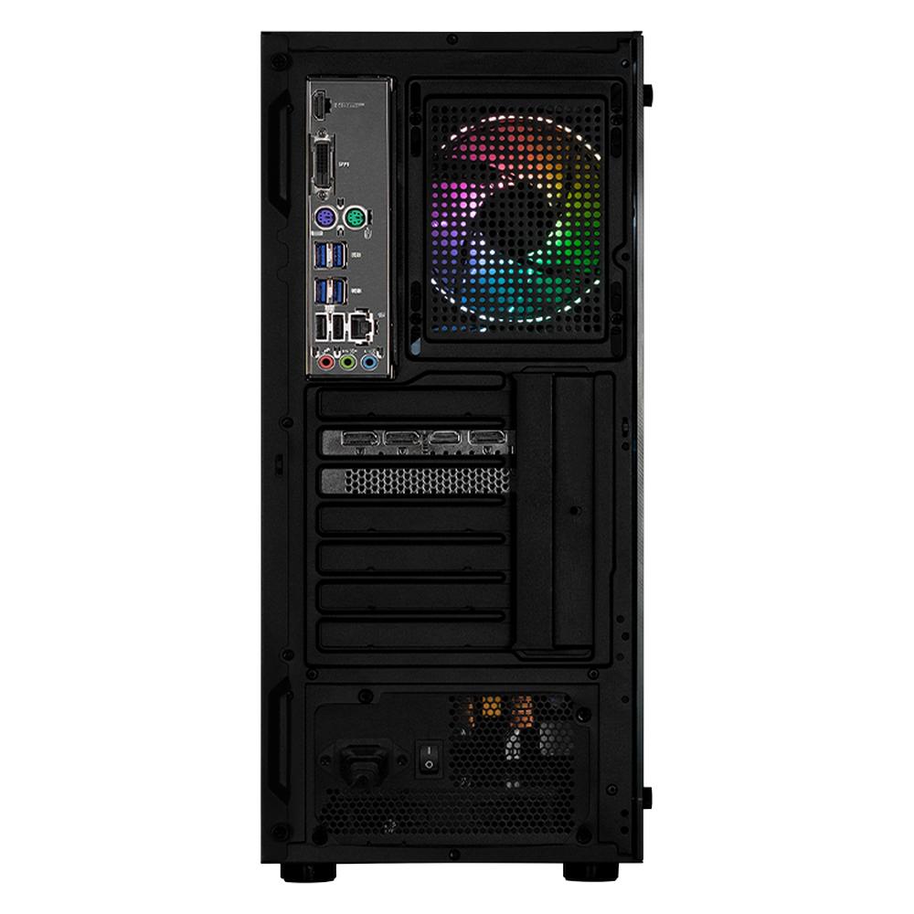 PC Gamer Xtreme PC Gaming NVIDIA GeForce RTX 5060 AMD Ryzen 5 5500 32GB SSD 1TB WIFI W10 Black gaming 1080p, estudios y multitarea