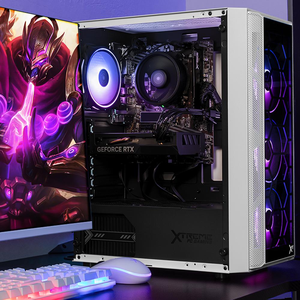 Xtreme PC Gaming Geforce RTX 4060 AMD Ryzen 5 5500 32GB SSD 1TB WIFI Kronos White