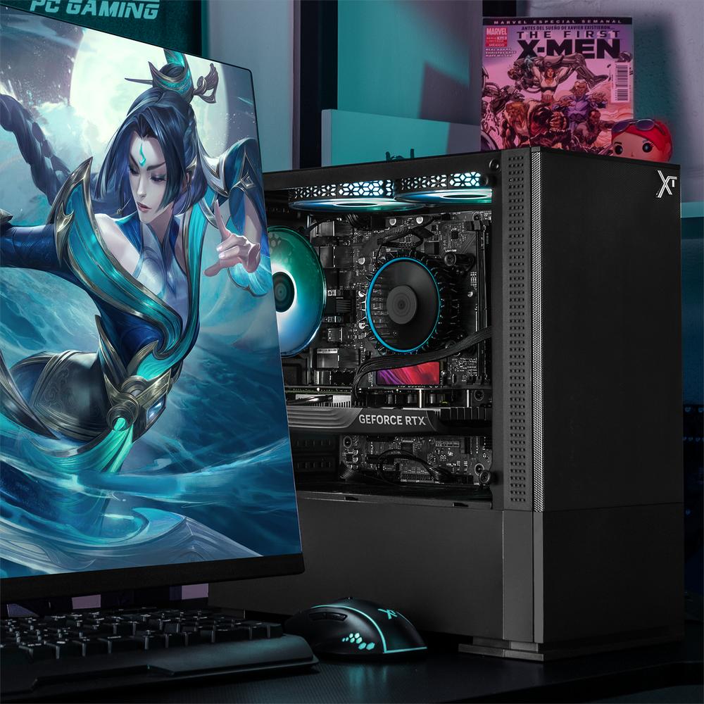 Xtreme PC Gaming Geforce RTX 4060 Intel Core I7 12700F 16GB SSD 1TB WIFI Air Flow Black