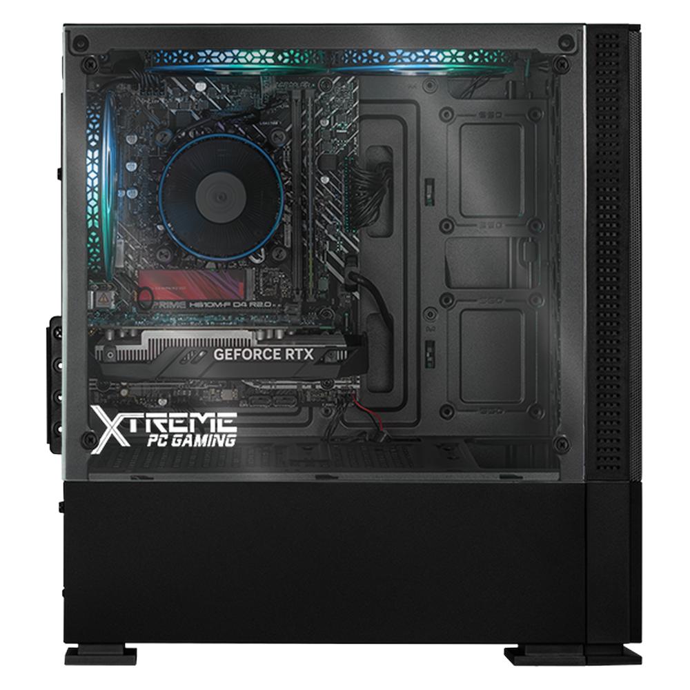 Xtreme PC Gaming Geforce RTX 3050 Intel Core I5 12400F 16GB SSD 1TB WIFI Air Flow Black