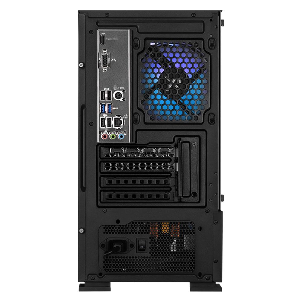 Xtreme PC Gaming Geforce RTX 3050 Intel Core I5 12400F 16GB SSD 1TB Monitor 23.8 165Hz WIFI Air Flow Black