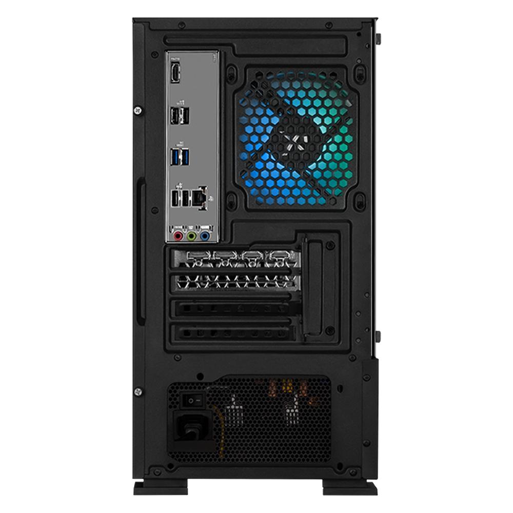 Xtreme PC Gaming Geforce RTX 3050 Intel Core I5 12400F 16GB SSD 1TB WIFI Air Flow Black