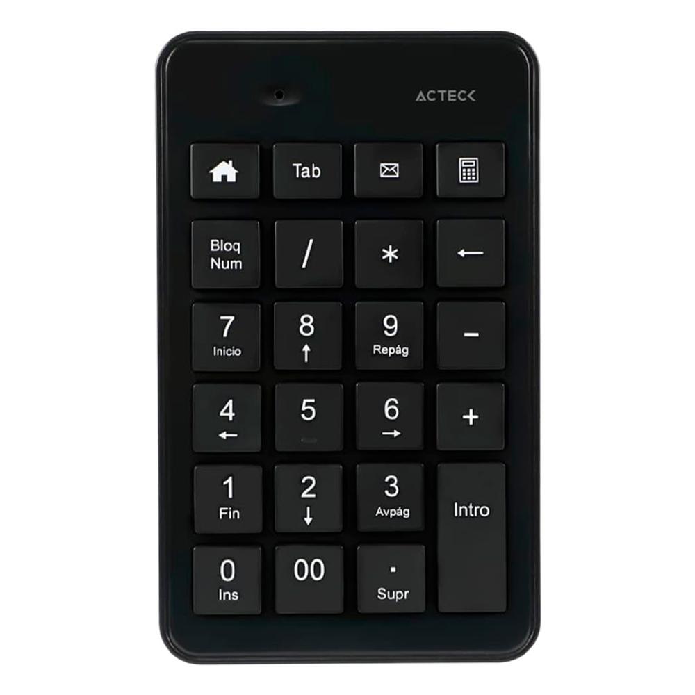 Teclado Numerico ACTECK Inspire PAD TN450 Inalambrico USB 2.4Ghz Negro AC-934176