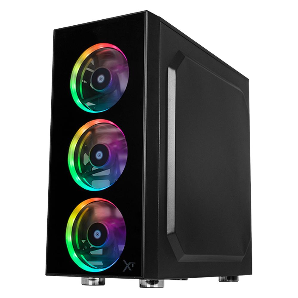 PC Gamer Xtreme PC Gaming NVIDIA GeForce RTX 5060 AMD Ryzen 5 5500 32GB SSD 1TB WIFI W10 Black gaming 1080p, estudios y multitarea