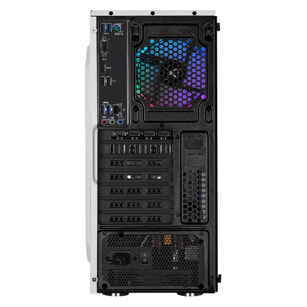 Xtreme PC Gaming Geforce RTX 4060 AMD Ryzen 5 5500 32GB SSD 1TB Monitor 23.8 165Hz WIFI DragonFly White