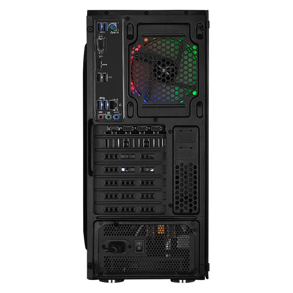 PC Gamer Completa Xtreme PC Gaming NVIDIA GeForce RTX 5060 AMD Ryzen 5 5500 32GB SSD 1TB Monitor 23.8 165Hz WIFI W10 Black gaming 1080p, estudios y multitarea