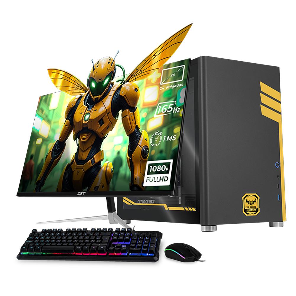 PC Gamer Completa Xtreme PC Gaming ASUS TUF NVIDIA GeForce RTX 5060 AMD Ryzen 5 5500 16GB SSD 1TB Monitor 24 165Hz WIFI W10 Grey gaming 1080p, estudios y multitarea
