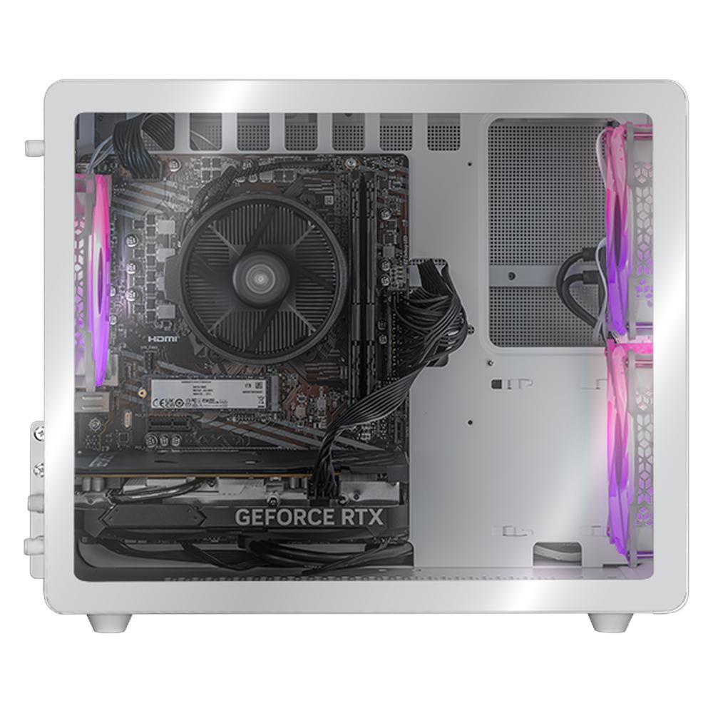PC Gamer Xtreme PC Gaming NVIDIA GeForce RTX 5060 AMD Ryzen 5 5600X 32GB SSD 1TB WIFI W10 White gaming 1080p, estudios y multitarea