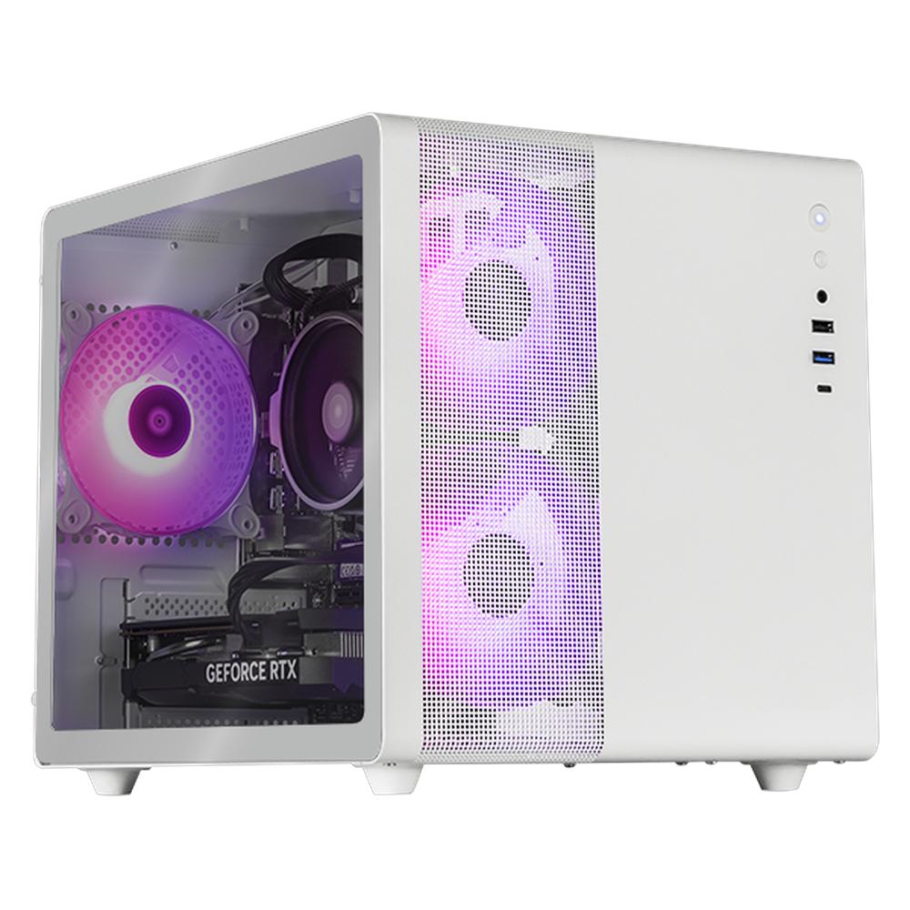 PC Gamer Xtreme PC Gaming NVIDIA GeForce RTX 5060 AMD Ryzen 5 5600X 32GB SSD 1TB WIFI W10 White gaming 1080p, estudios y multitarea