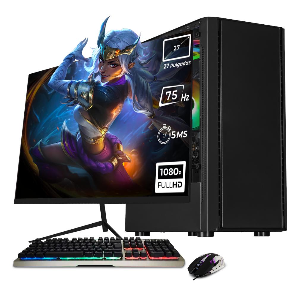 Xtreme PC Gaming Computadora Intel Core I9 12900 16GB SSD 1TB Monitor 27 75Hz WIFI Nyx Black