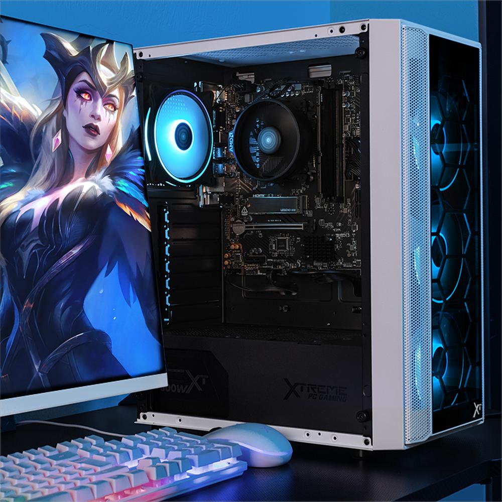 Xtreme PC Gaming AMD Radeon 760M Ryzen 5 8600G 16GB DDR5 SSD 1TB WIFI Kronos White