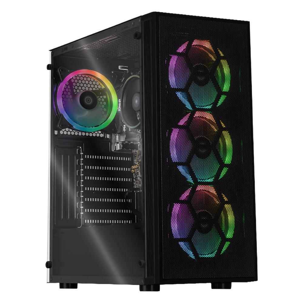 Xtreme PC Gaming AMD Radeon Vega Renoir Ryzen 7 5700G 16GB SSD 1TB WIFI Dragonfly Mesh Black