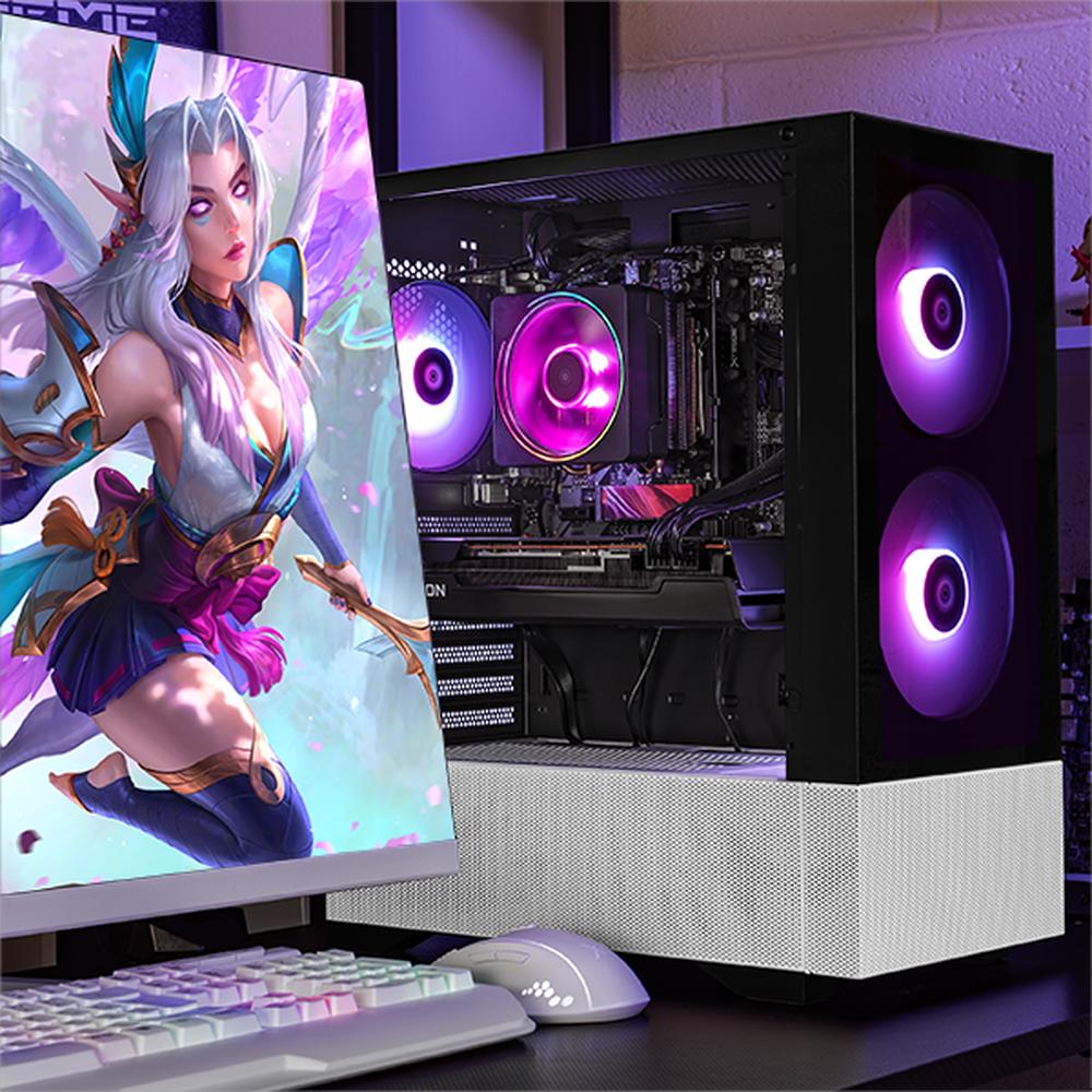 Xtreme PC Gaming AMD Radeon RX 7700 XT Ryzen 7 7700 32GBGB DDR5 SSD 1TB WIFI Nitrox Crystal